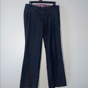 Stoosh Navy Wide Leg Trousers